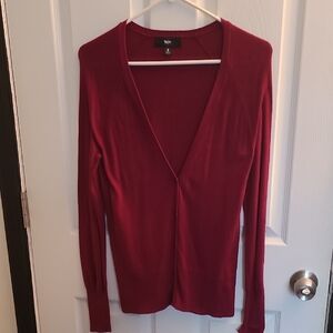 Taylor Women's Deep Red Cardigan